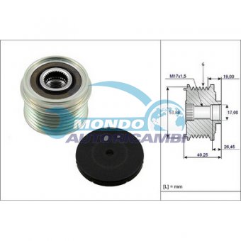 PULEGGIA ALTERNATORE