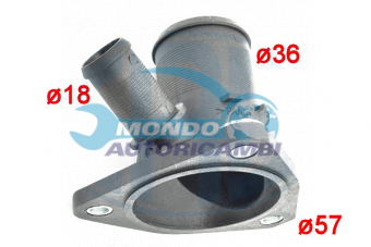 FLANGIA TERMOSTATO