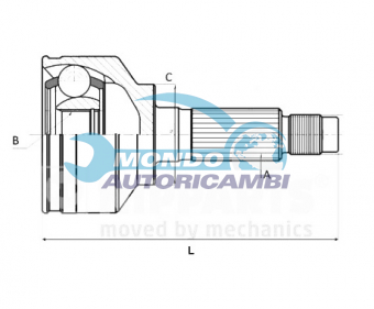 Kit Giunti, Semiasse TKG299NP