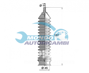 KIT SOFFIETTO STERZO