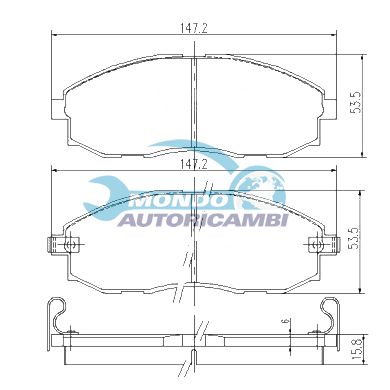 Brake Pad Set, disc brake